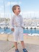 Summer White Linen Outfit Set