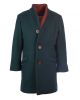 Stand Up Collar Wool Coat